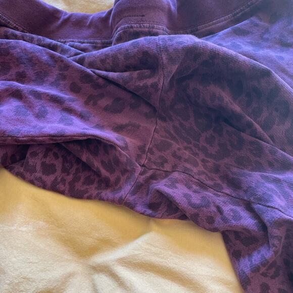 Current/Elliott Purple Cheetah 100% Cotton Jogger Sweats Y2K Size 2 Sm/Med - Picture 12 of 12
